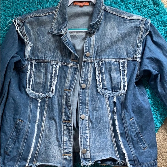 Distressed Jean Jacket - Picture 4 of 4
